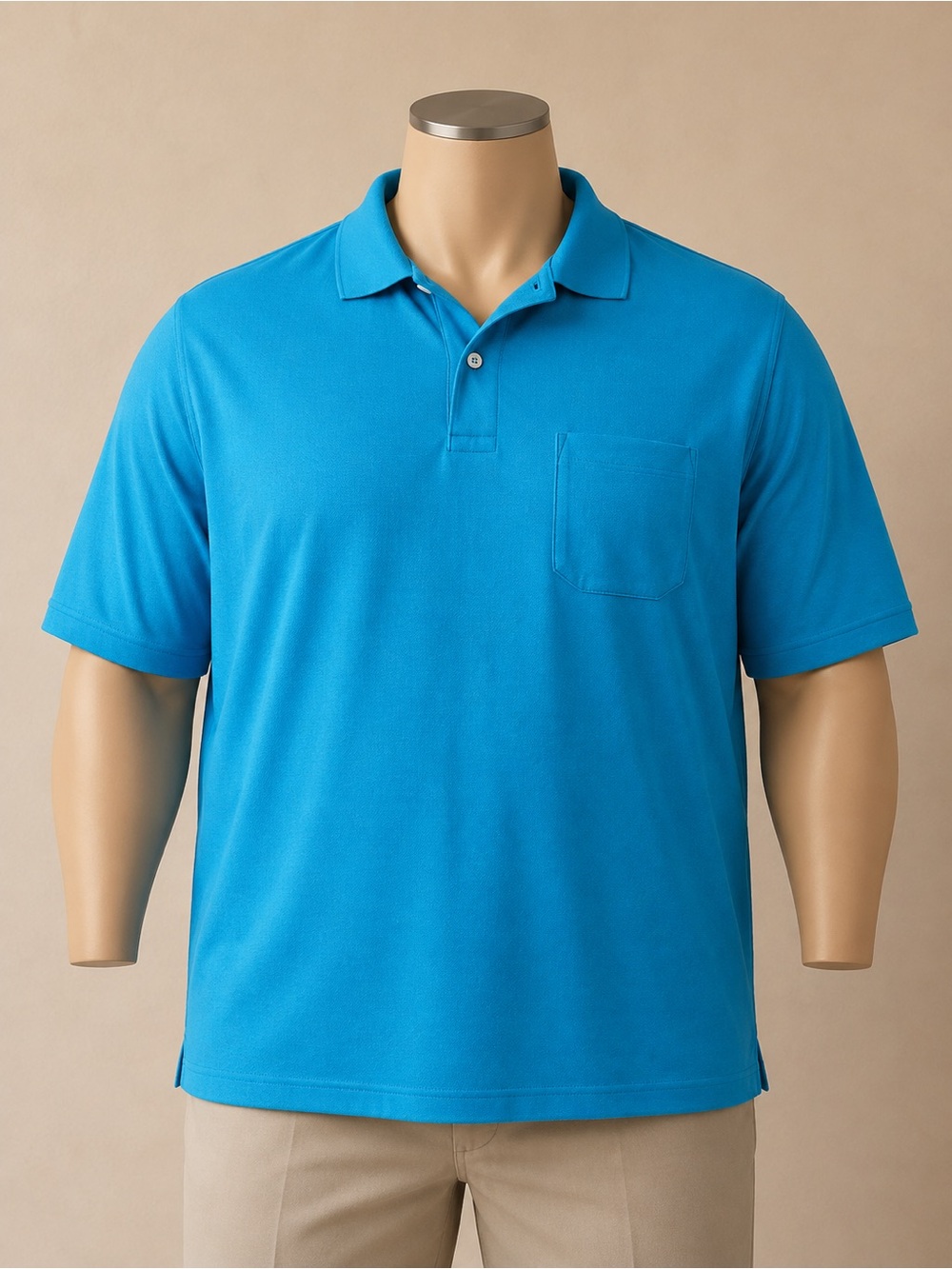 Ben Hogan Performance Golf Polo Men’s 3XL Teal Turquoise Blue Short Sleeve